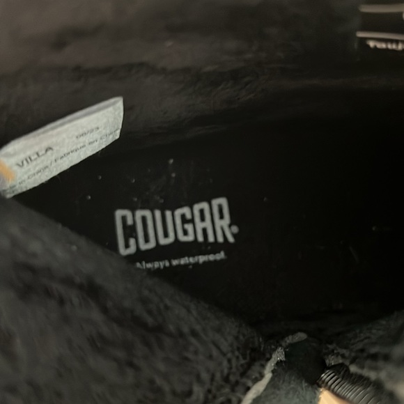 Women’s Cougar Villa Lug platform leather booties. Black. Size 9. Worn once! - Picture 7 of 11